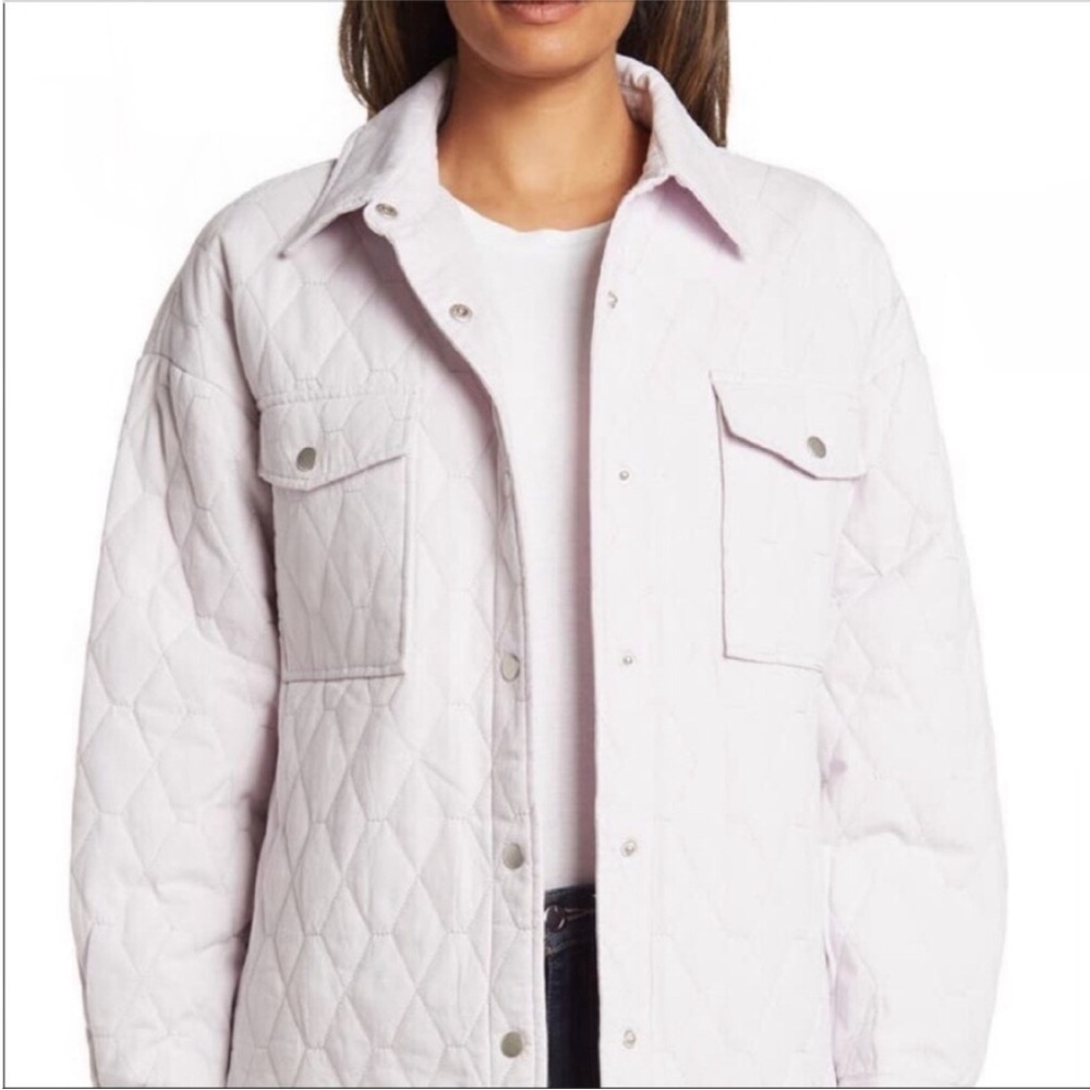 COFFEE SHOP Quilted Shirt Jacket - Picture 8 of 9